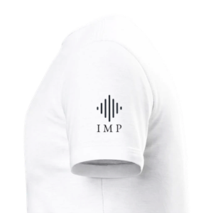 Bijela IMP classic majica ljvi rukav logo 